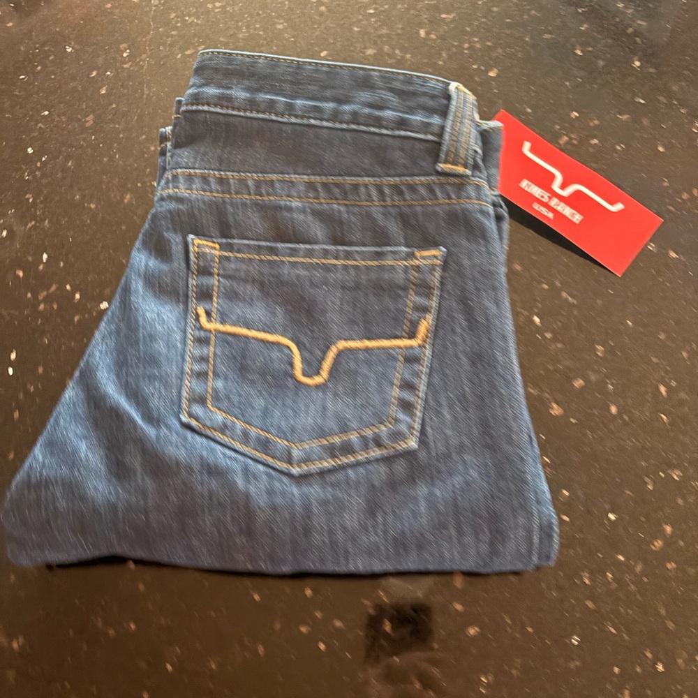 Kimes Ranch Women's Boot Cut Jeans in Deep Blue